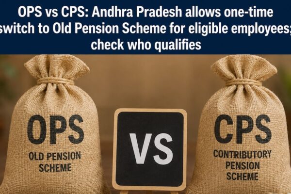Andhra Pradesh allows eligible CPS employees to opt for Old Pension Scheme
