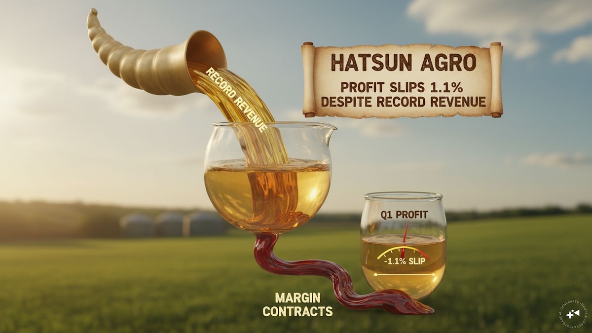 Hatsun Agro Q1 profit slips 1.1% as margin contracts despite record quarterly revenue