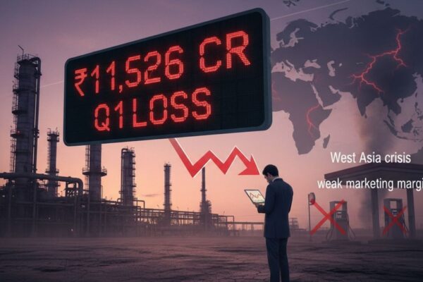 HPCL slips into ₹11,526 crore Q1 loss as weak marketing margins, West Asia crisis hit