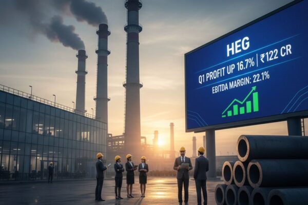 HEG Q1 profit rises 16.7% to ₹122 crore, EBITDA margin expands to 22.1%