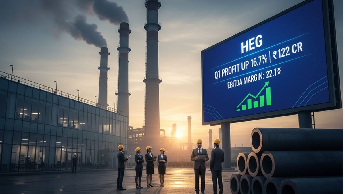 HEG Q1 profit rises 16.7% to ₹122 crore, EBITDA margin expands to 22.1%