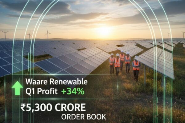 Waaree Renewable Q1 profit jumps 34%; order book stays above ₹5,300 crore