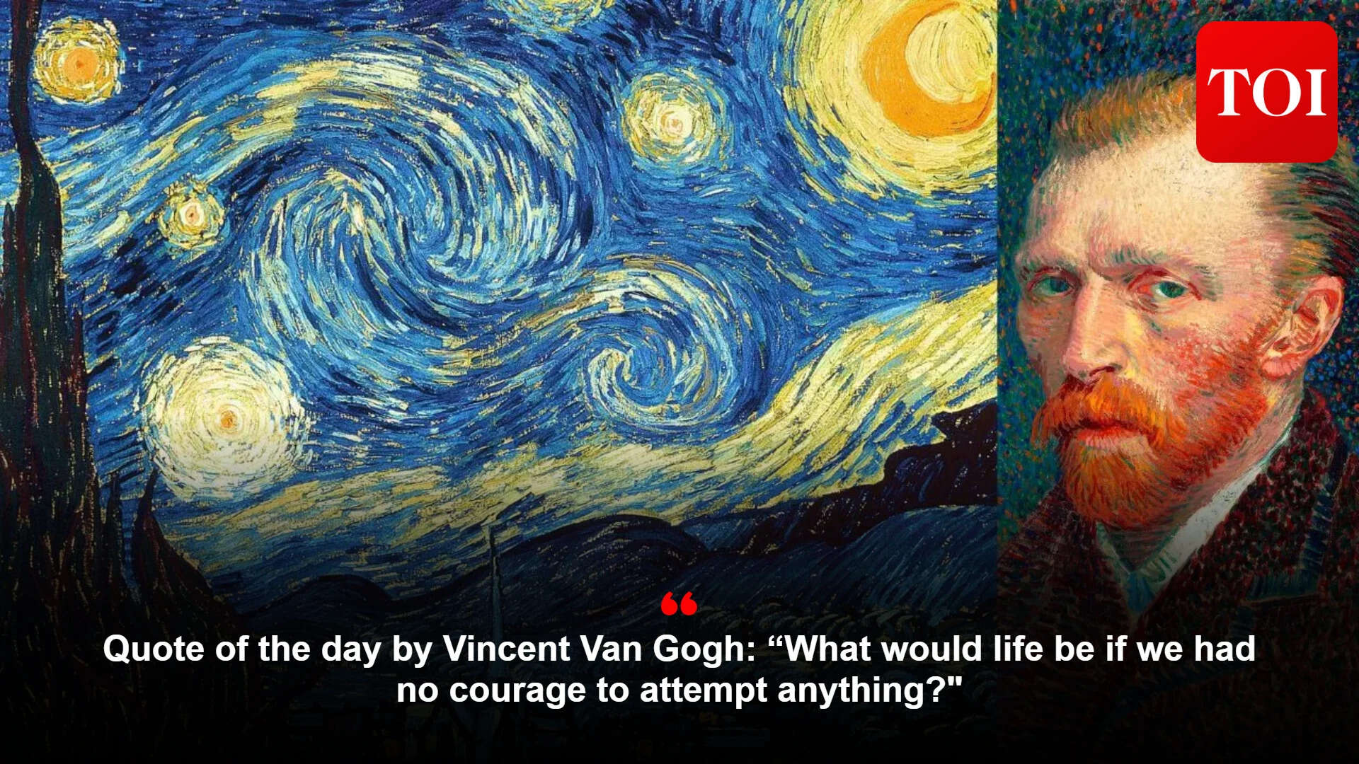 Vincent Van Gogh Quotes: Quote of the day by Vincent Van Gogh: “What would life be if we had no courage to attempt anything?"