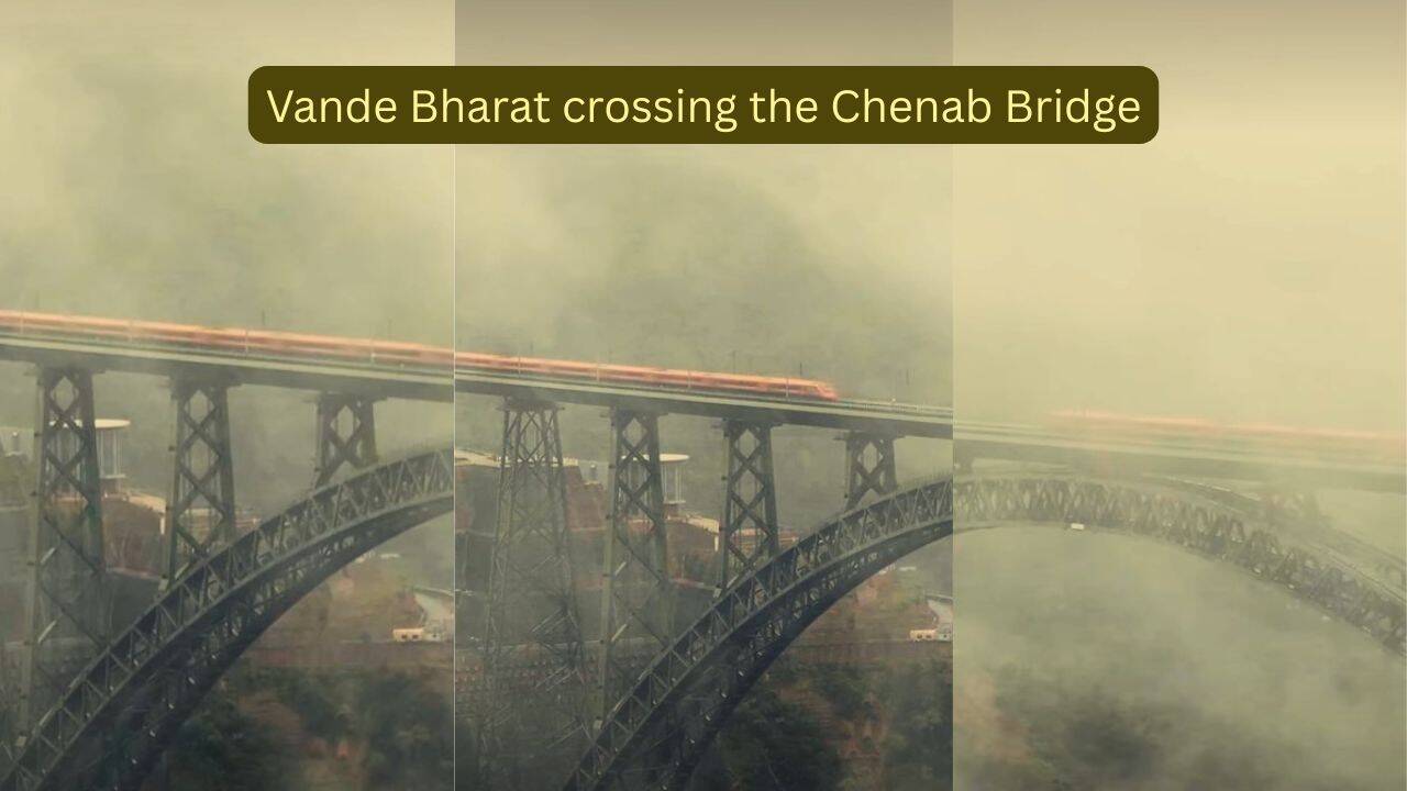 Railway Minister Ashwini Vaishnaw shares breathtaking video of Katra–Srinagar Vande Bharat crossing the Chenab Bridge; it's the most beautiful train video you'll see today |