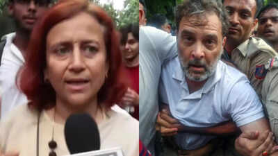Rahul Gandhi's protest outside PM house ‘insincere’: Sonam Wangchuk’s wife | India News