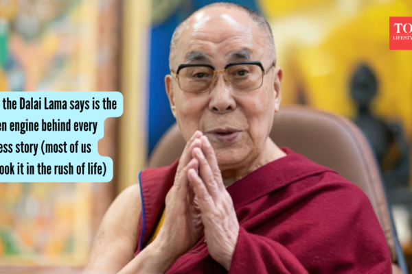 What the Dalai Lama says is the hidden engine behind every success story (most of us overlook it in the rush of life)