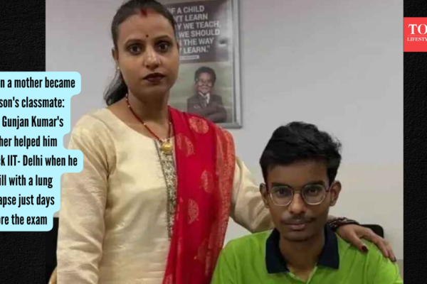 IIT Advanced: How Gunjan Kumar's mother helped him crack IIT- Delhi when he was bed ridden with a lung disease just days before the exam |