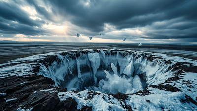 Why Siberia’s lakes sometimes explode, leaving behind giant craters in the frozen Arctic |