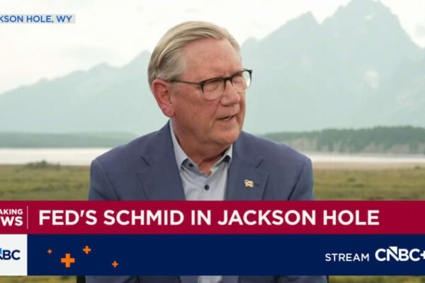 Kansas City Fed's Schmid says inflation 'stubborn' and 'sticky,' policy rate not restrictive