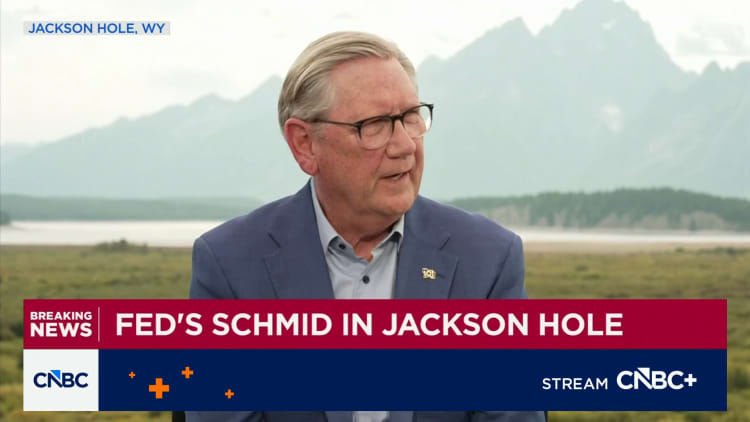 Kansas City Fed's Schmid says inflation 'stubborn' and 'sticky,' policy rate not restrictive