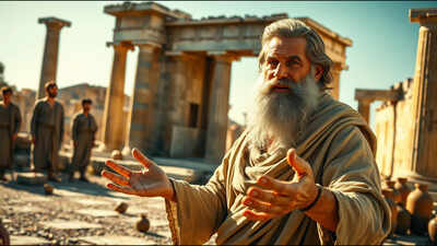 Quote of the day by Democritus: "Nothing exists except atoms and empty space; everything else is…" - ancient theory that changed how we think about reality |