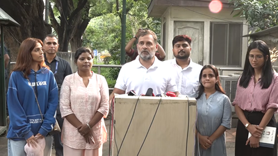 'No need to apologise': Rahul meets student protesters, slams PM Modi, Shah over police brutality | India News