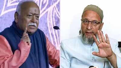 'Oldest trick in RSS playbook': Owaisi attacks Mohan Bhagwat over Hindu-Muslim remarks | India News