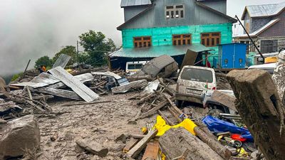 Cloudburst damages structures in Kishtwar; rain halts Amarnath Yatra | India News