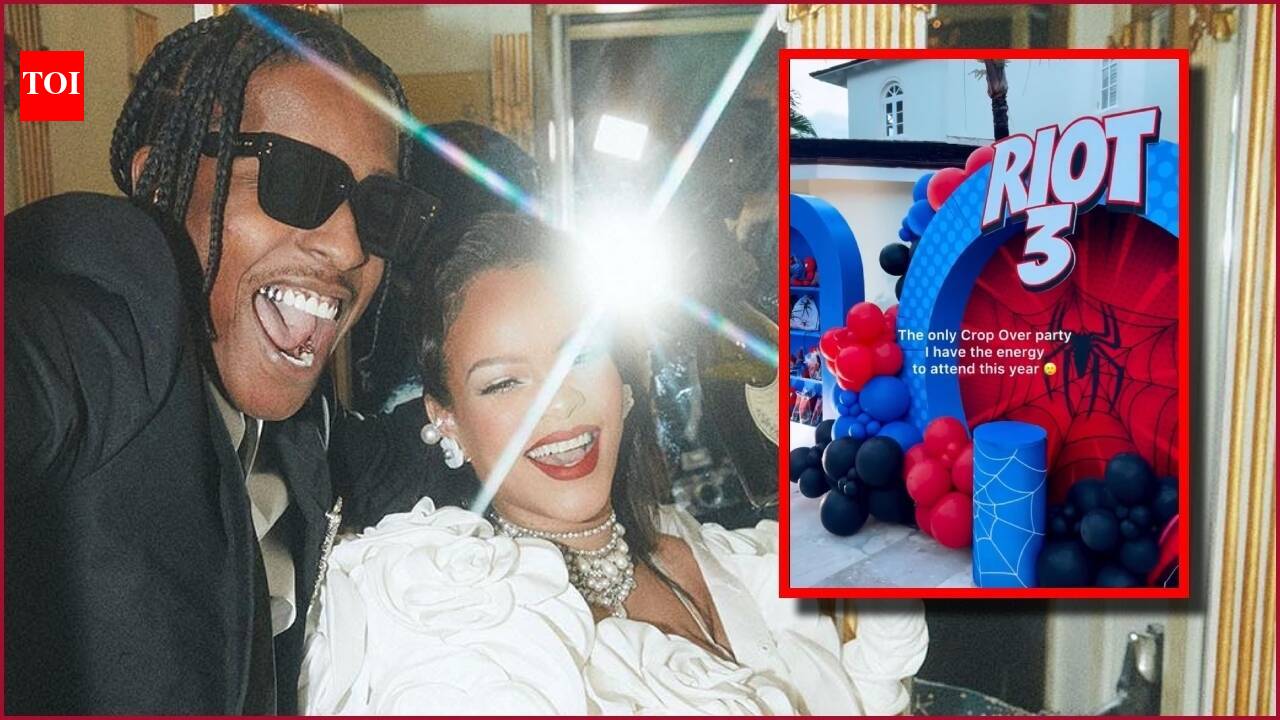 Rihanna and A$AP Rocky host a Spider-Man-themed party for their son, Riot's 3rd birthday - Video |