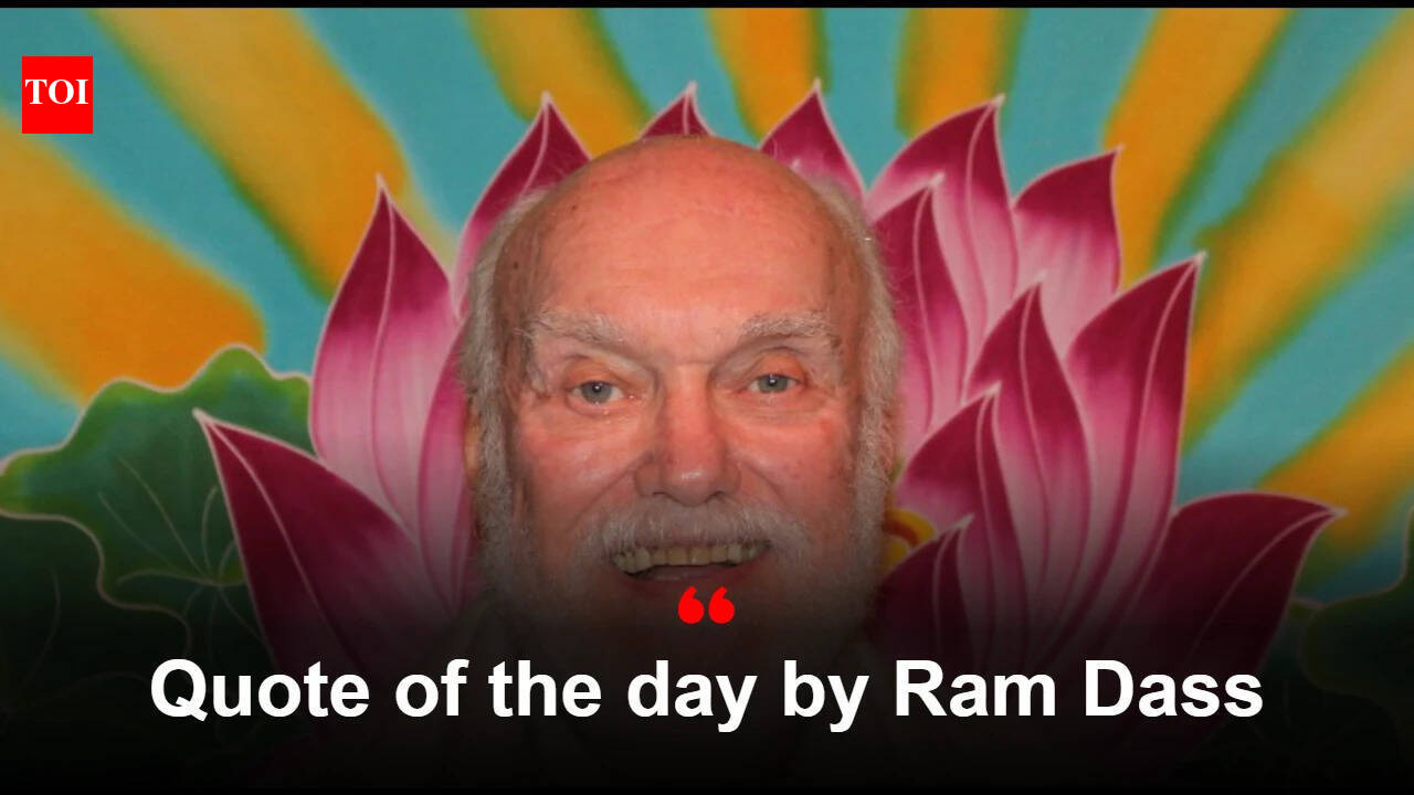 Ram Dass: Quote of the day by Ram Dass: “As long as you have certain desires about how it ought to be you can’t see how it is”; What the Harvard psychedelic and Neem Karoli Baba follower advises on accepting life as it comes