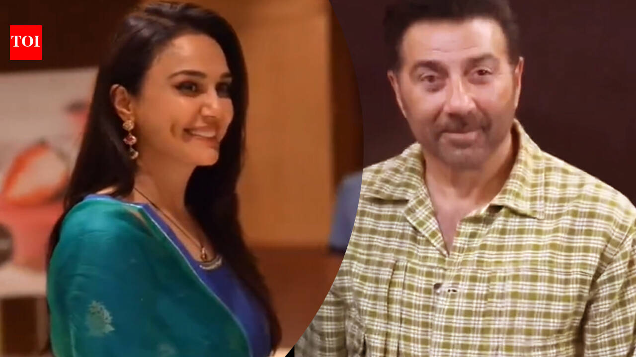 Preity Zinta joins Sunny Deol for 'Batwara 1947' promotions; Fans praise duo's timeless chemistry and 'youthful' appearance - WATCH﻿ |