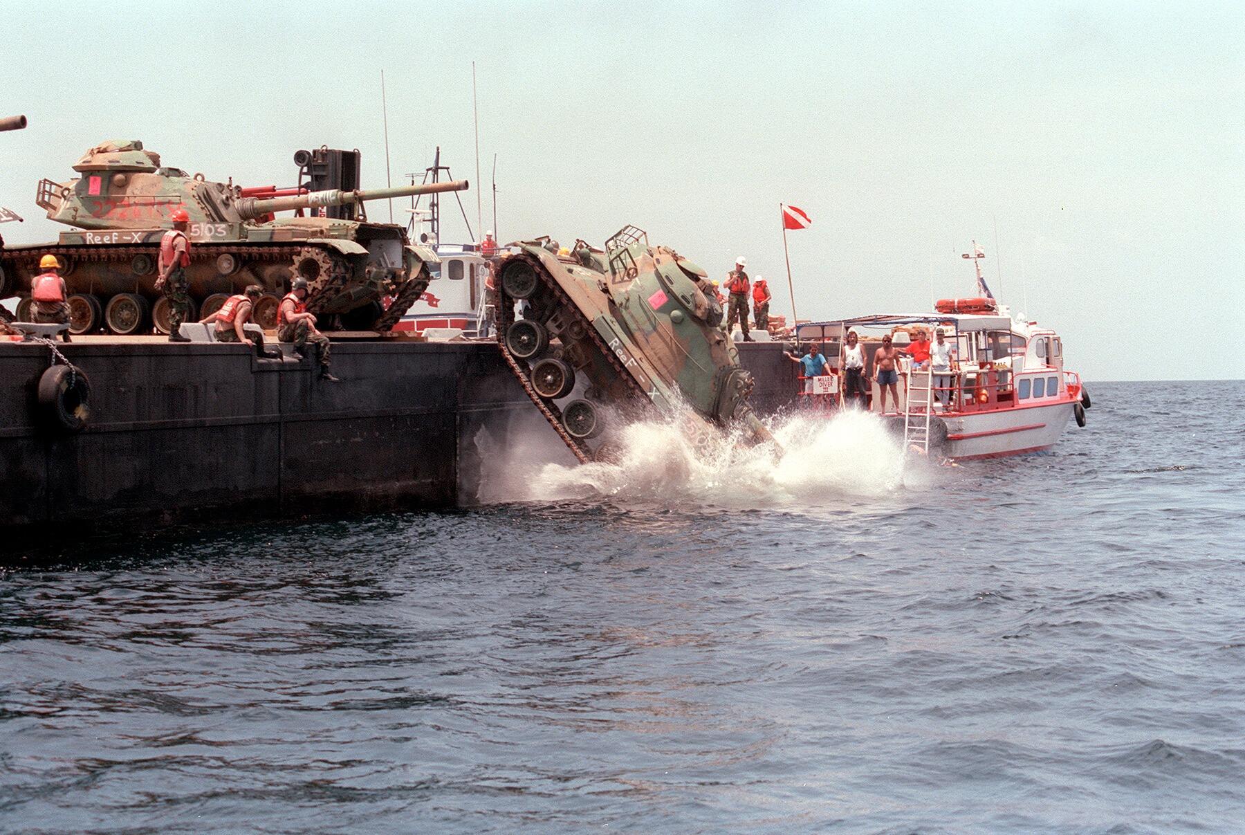 In 1994, Alabama sank 100 retired M60 battle tanks in the Gulf, giving obsolete military machines a 50-year second life as fish reefs | World News