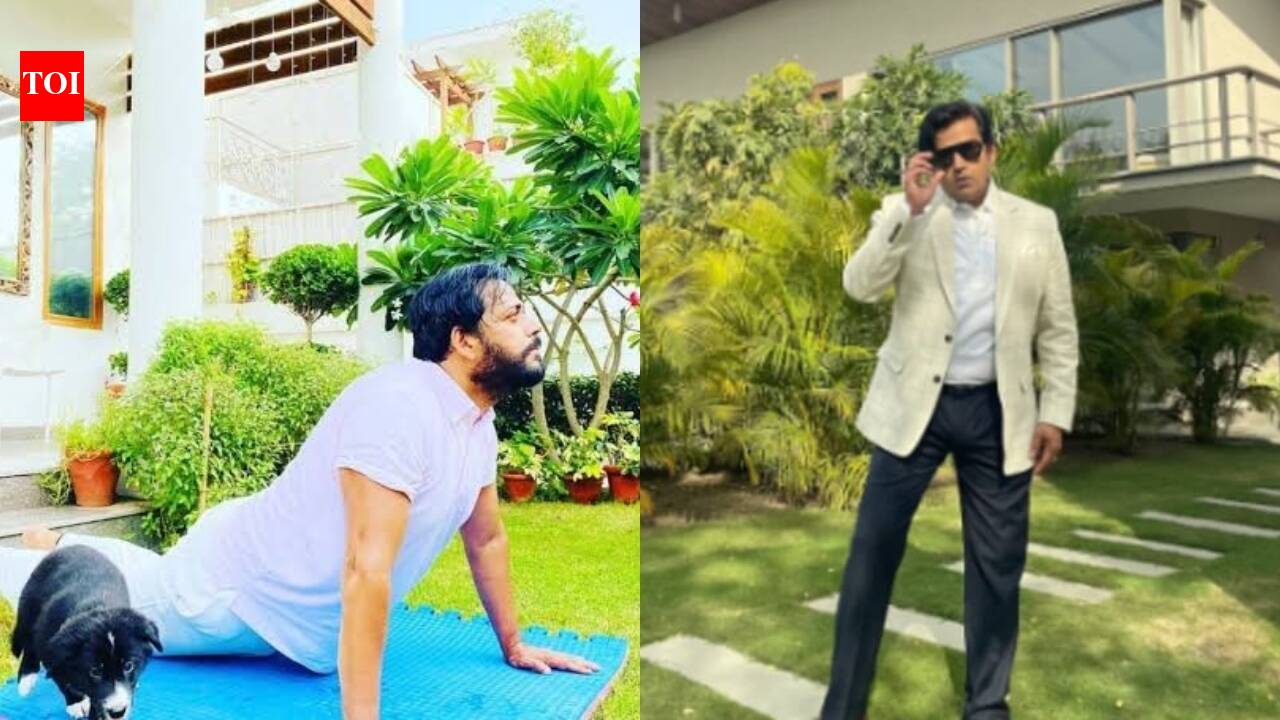 Ravi Kishan House: Inside Ravi Kishan's Rs 20 crore Mumbai home with a terrace garden, view of the skyline, gym, temple, library, pets like Rottweiler, a Chihuahua and more | Hindi Movie News