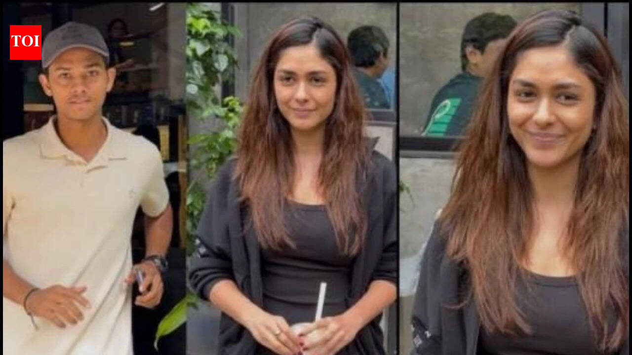 Mrunal Thakur reacts to link-up rumours with 10 year younger cricketer Yashasvi Jaiswal: 'Bro relax, show me ek sath kahan?' |