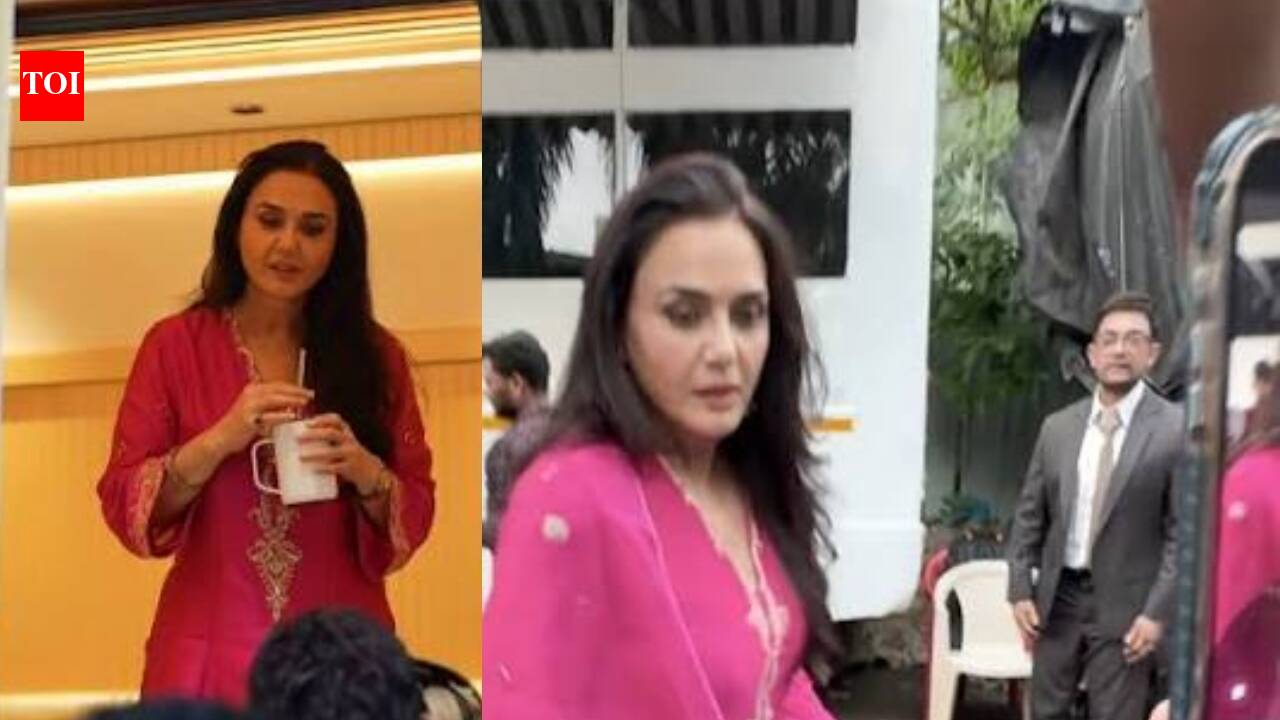 Batwara 1947 Promotions: Preity Zinta reacts to viral video claiming she ignored Aamir Khan during 'Batwara 1947' promotions: 'This kind of clickbait content is not cool' | Hindi Movie News