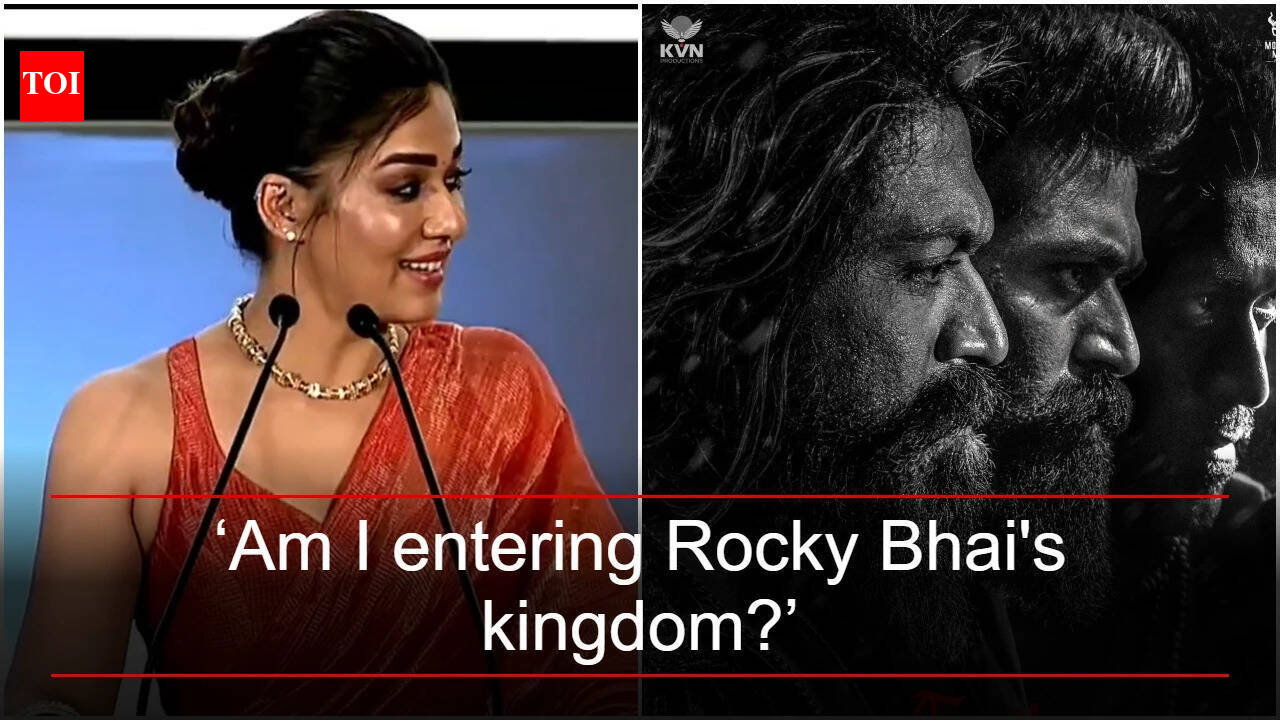 ‘Am I entering Rocky Bhai's kingdom?’: 'Toxic' actor Nayanthara recalls first meeting Yash | Kannada Movie News
