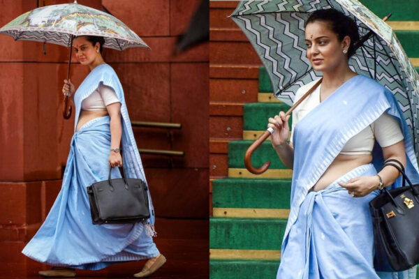 From Birkin to Rolex: Kangana Ranaut’s Eri silk saree Parliament look is turning heads