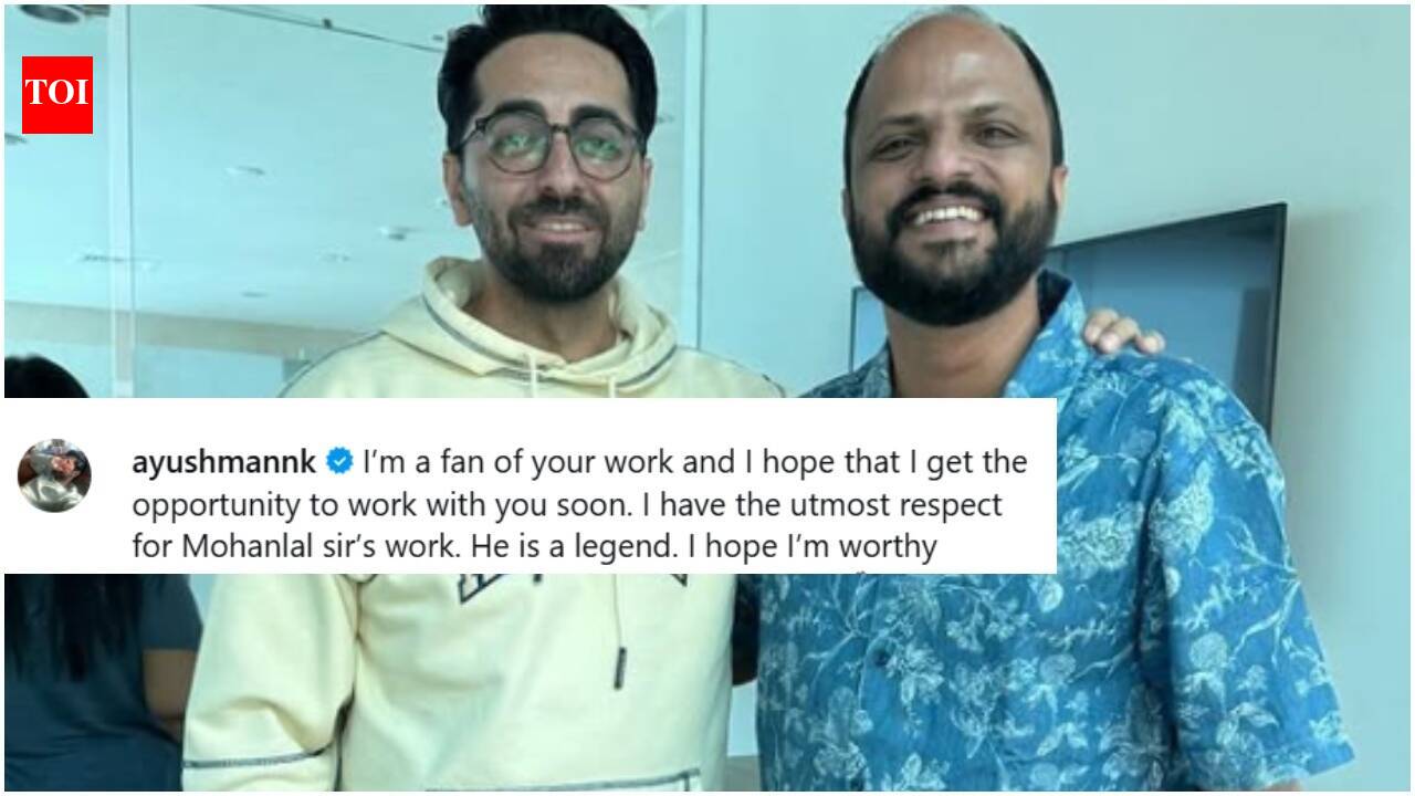 Ayushmann Khurrana praises Mohanlal; says, 'He is a legend'; Jude Anthany Joseph clarifies 'Secondary artist' remark | Malayalam Movie News
