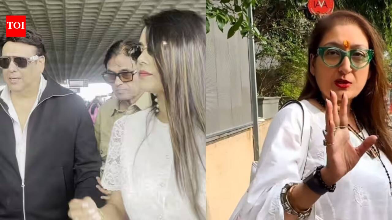 Ssunita Ahuja reacts Govinda gets spotted with rumoured girlfriend Komal at the airport after cheating allegations: 'Vinaash kaale vipreet buddhi' |