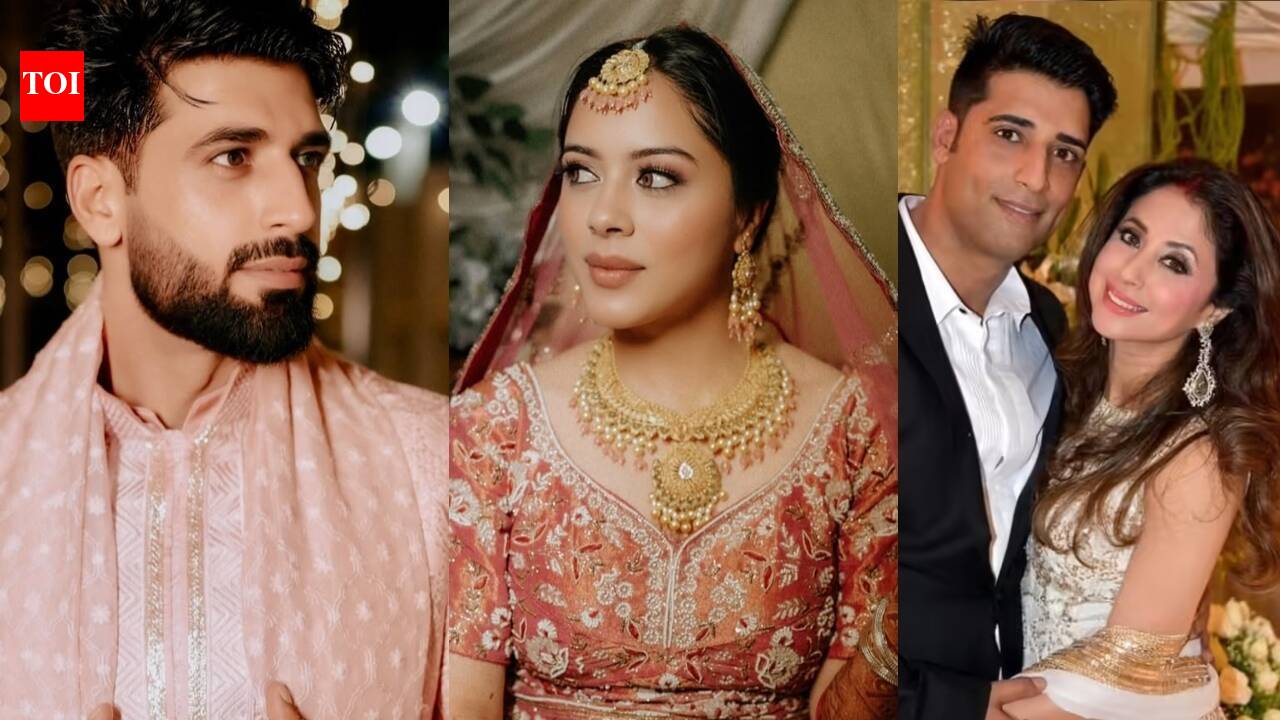 Mohsin Akhtar: Urmila Matondkar's ex-husband Mohsin Akhtar drops reception PICS months after second wedding with Nidhaa Bhatt, says, 'grateful to God for bringing you into my life', netizens react | Hindi Movie News