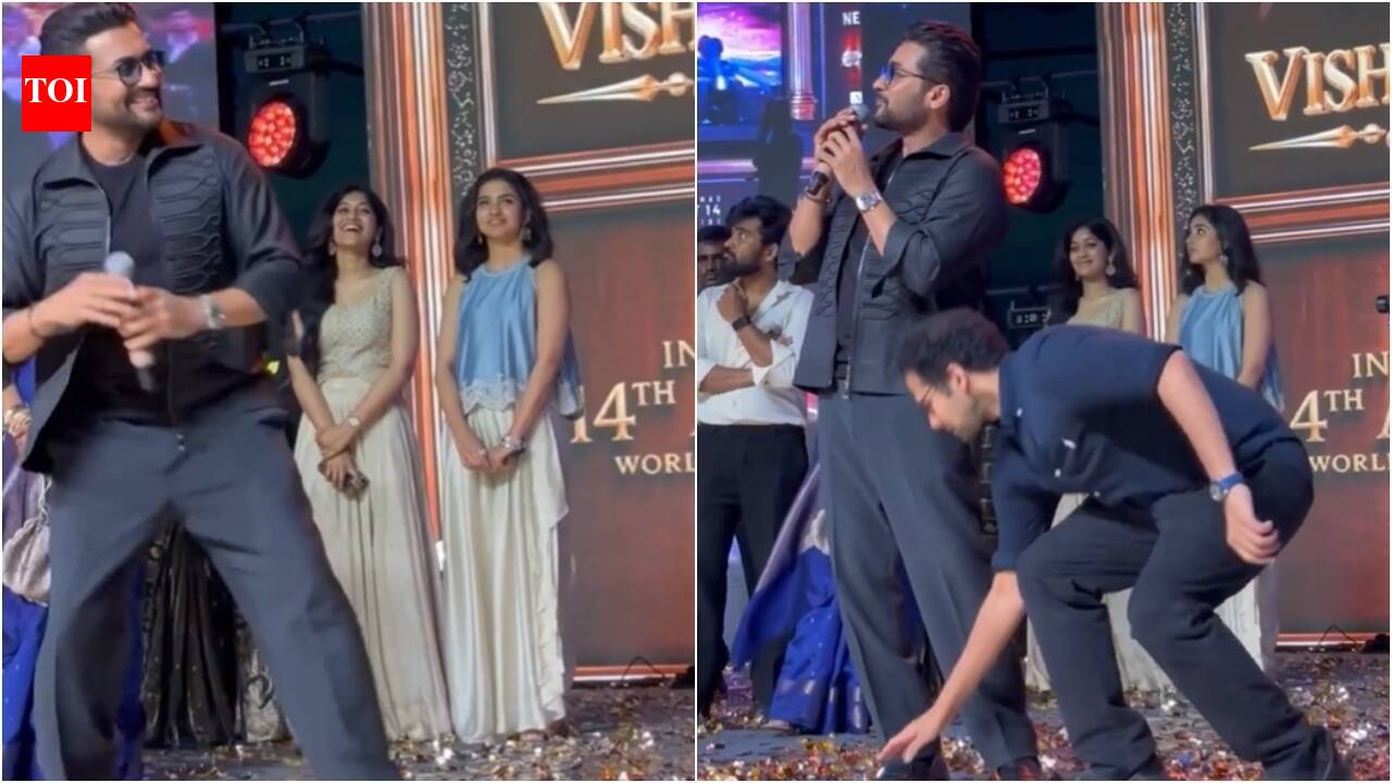 WATCH: 'Vishwanath & Sons' director Venky Atluri pays respect to Suriya on stage; video wins hearts | Tamil Movie News