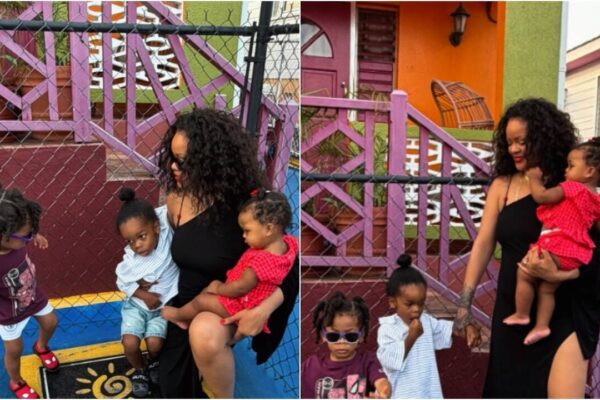 Rihanna takes children to childhood home in Barbados; RZA, Riot and Rocki visit 'Rihanna Drive' |