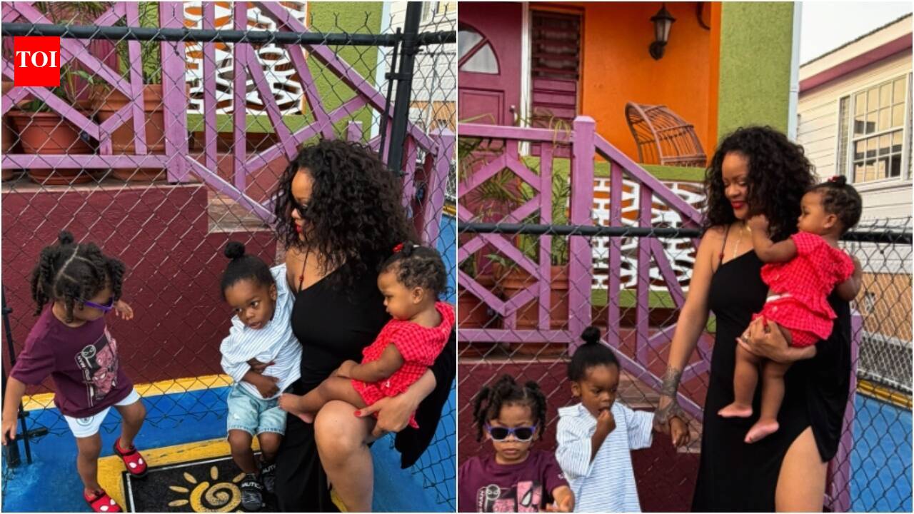 Rihanna takes children to childhood home in Barbados; RZA, Riot and Rocki visit 'Rihanna Drive' |