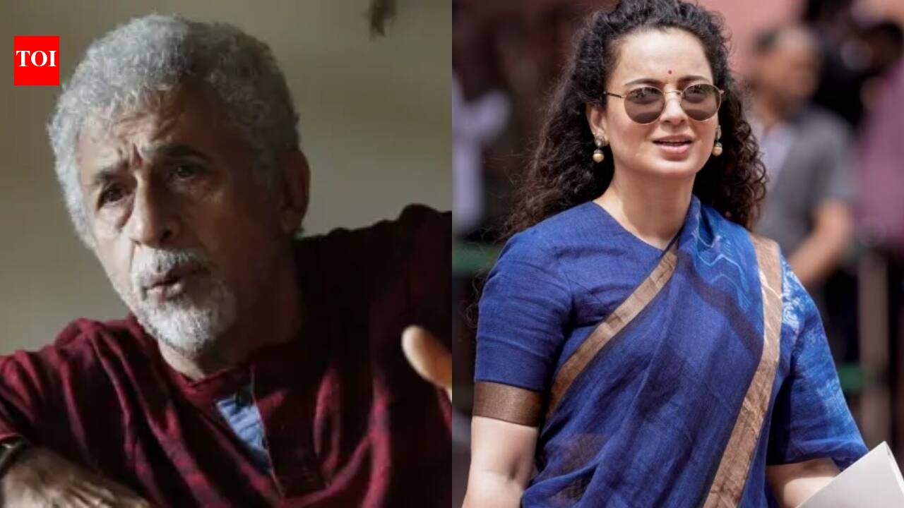 'Jab dekho Pakistan ke prem mein yeh mare rahte hain,' Kangana Ranaut defends calling Naseeruddin Shah 'lomdi' after reacting to his 'dog' comment