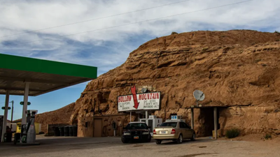 In 1964, a Utah businessman built a gas station beside Capitol Reef; after years of conflict over his quarry, the government took his property for $400,000 and razed the lodge and station