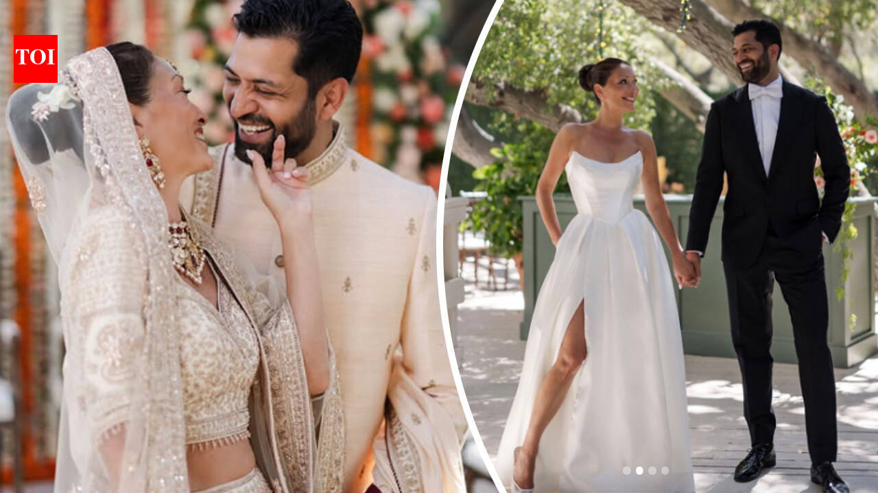 'Heated Rivalry' star Christina Chang marries longtime love Soam Lall in intimate wedding celebration; fans in awe of her Indian bridal look