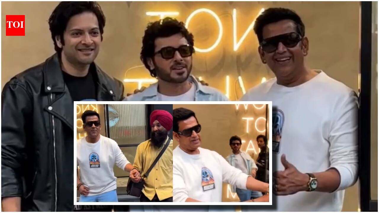 Ravi Kishan recreates his viral dance step with the paparazzi; Mirzapur’s Munna Bhaiya and Guddu Pandit join the fun