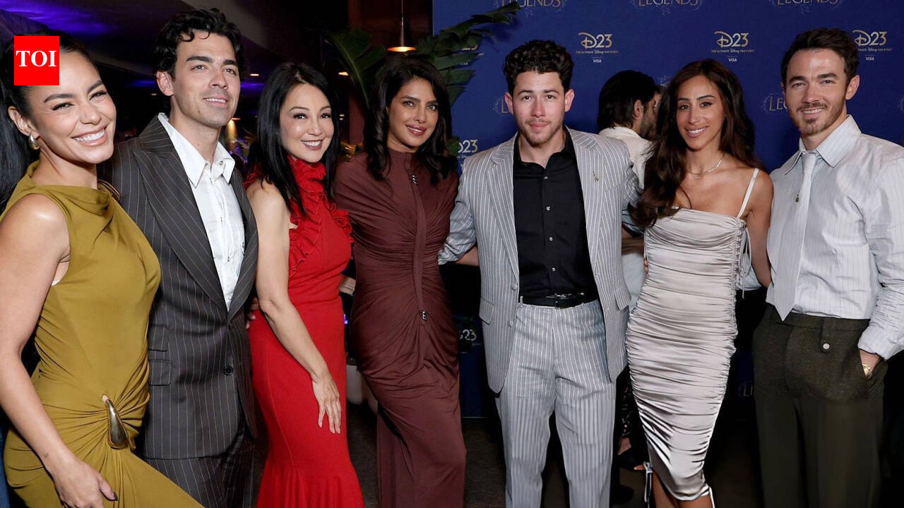 Priyanka Chopra takes a break from 'Varanasi'; cheers for Nick Jonas as Jonas Brothers get inducted as Disney Legends