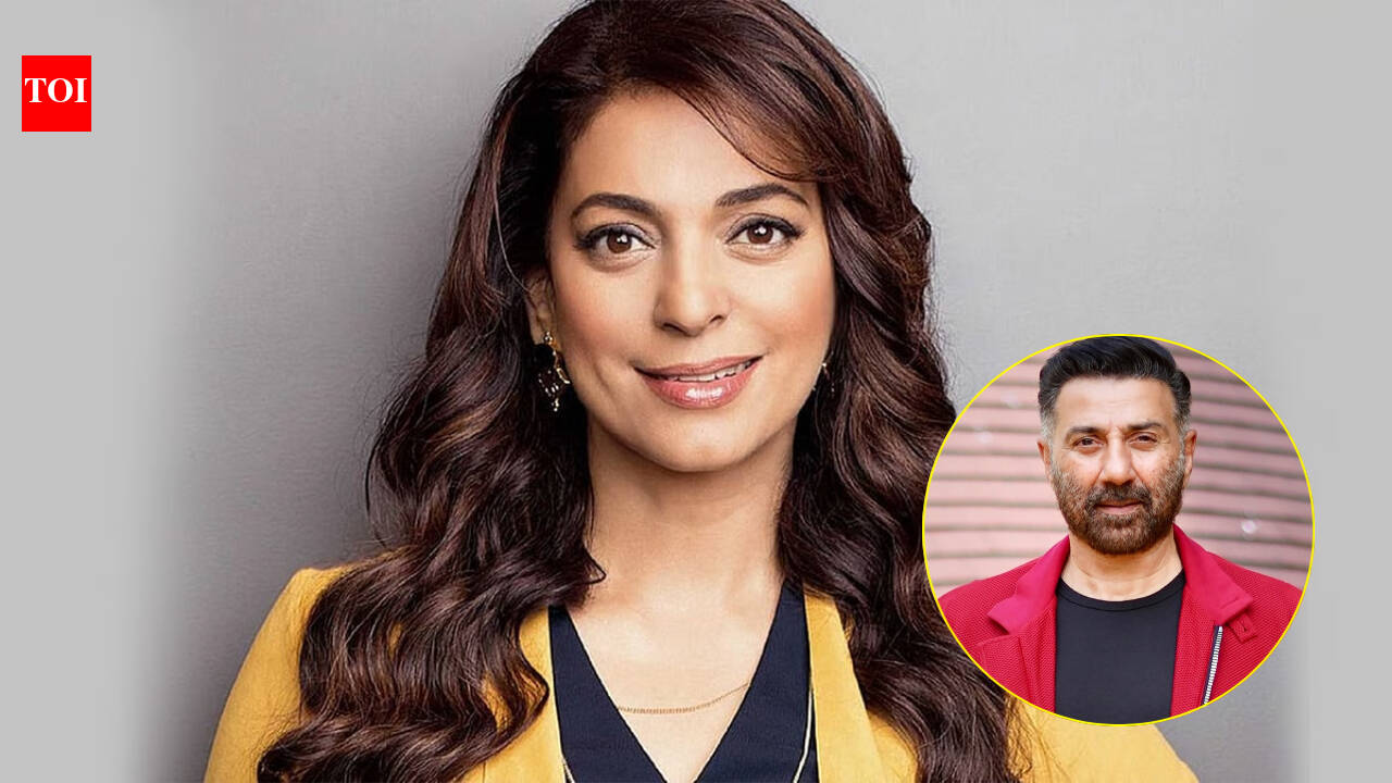 When Juhi Chawla dropped RARE throwback picture with 'Batwara 1947' actor Sunny Deol on his 65th birthday in 2021 | Hindi Movie News
