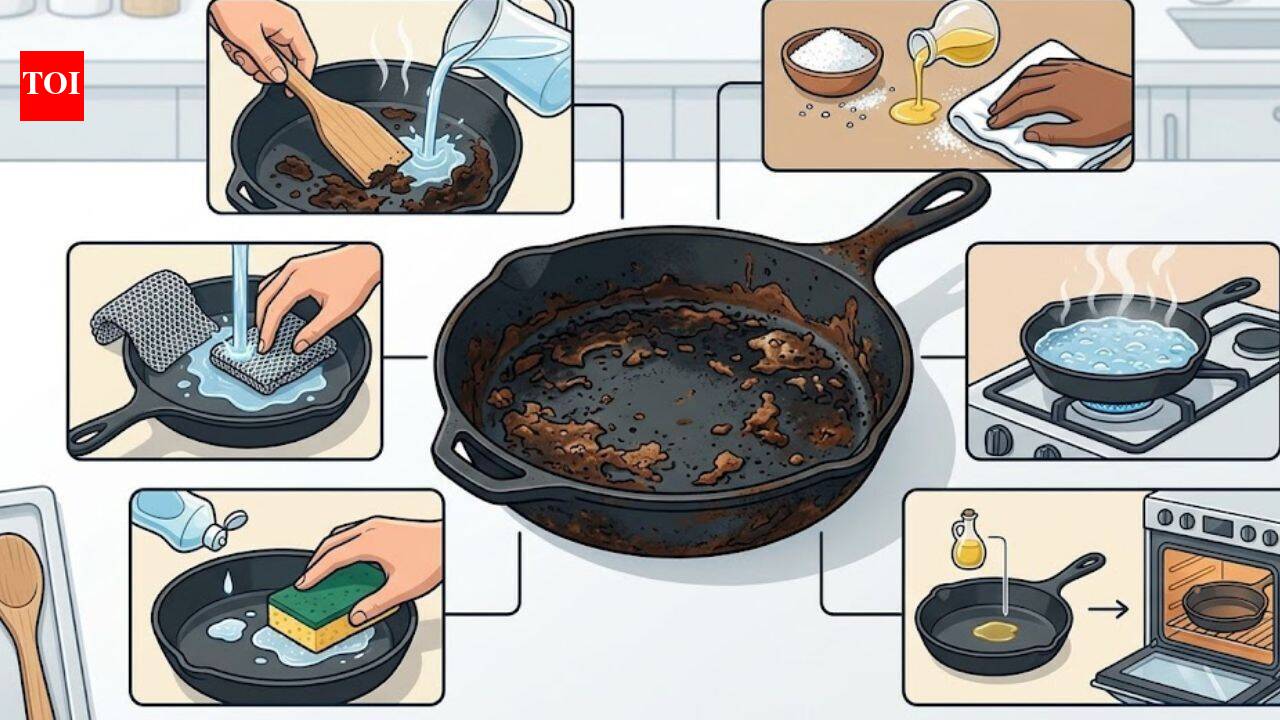 How to clean a burnt iron pan: 5 methods that actually work |