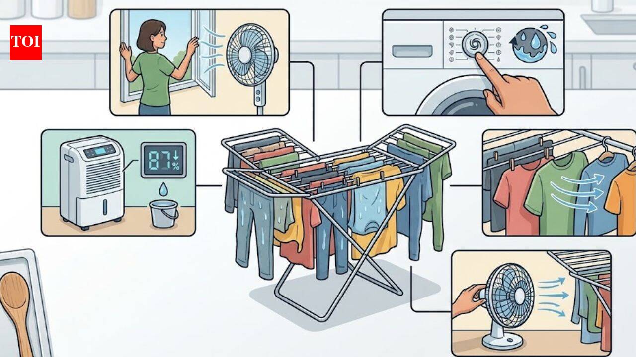 How to dry clothes faster in humid weather: 5 simple tips |