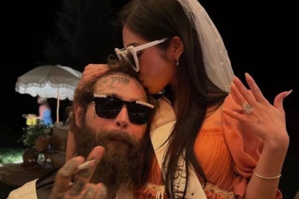 Post Malone and Christy Lee are engaged as friends confirm and share glimpses of the couple's celebration: 'My mom and dad got engaged' |