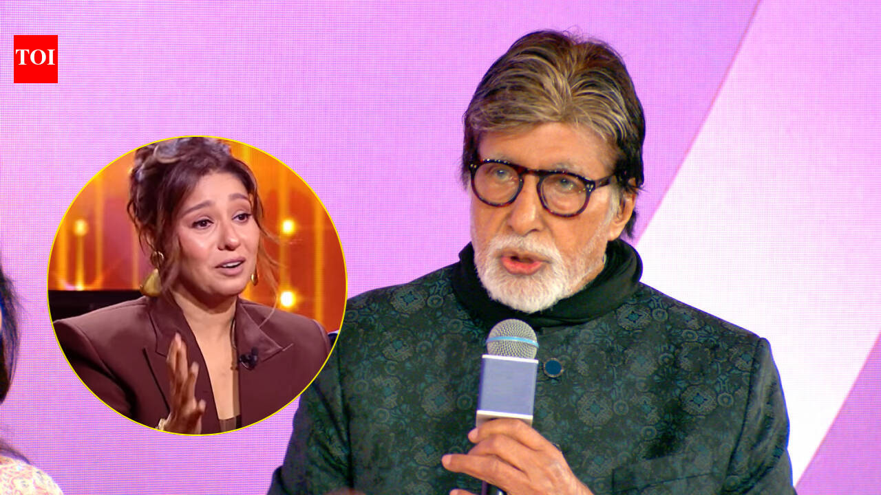 Sunidhi Chauhan: 'You were my first crush': Sunidhi Chauhan's confession got Amitabh Bachchan's heartwinning reply, leaves the singer blush- Watch | Hindi Movie News