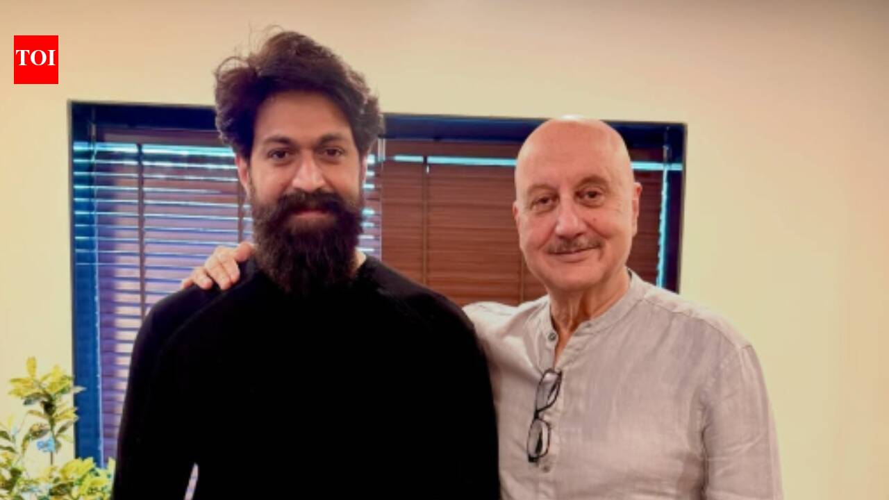 Anupam Kher praises Yash's 'KGF' journey; says the actor gave Rocky 'a soul' and 'swagger'; wishes 'Toxic' success |