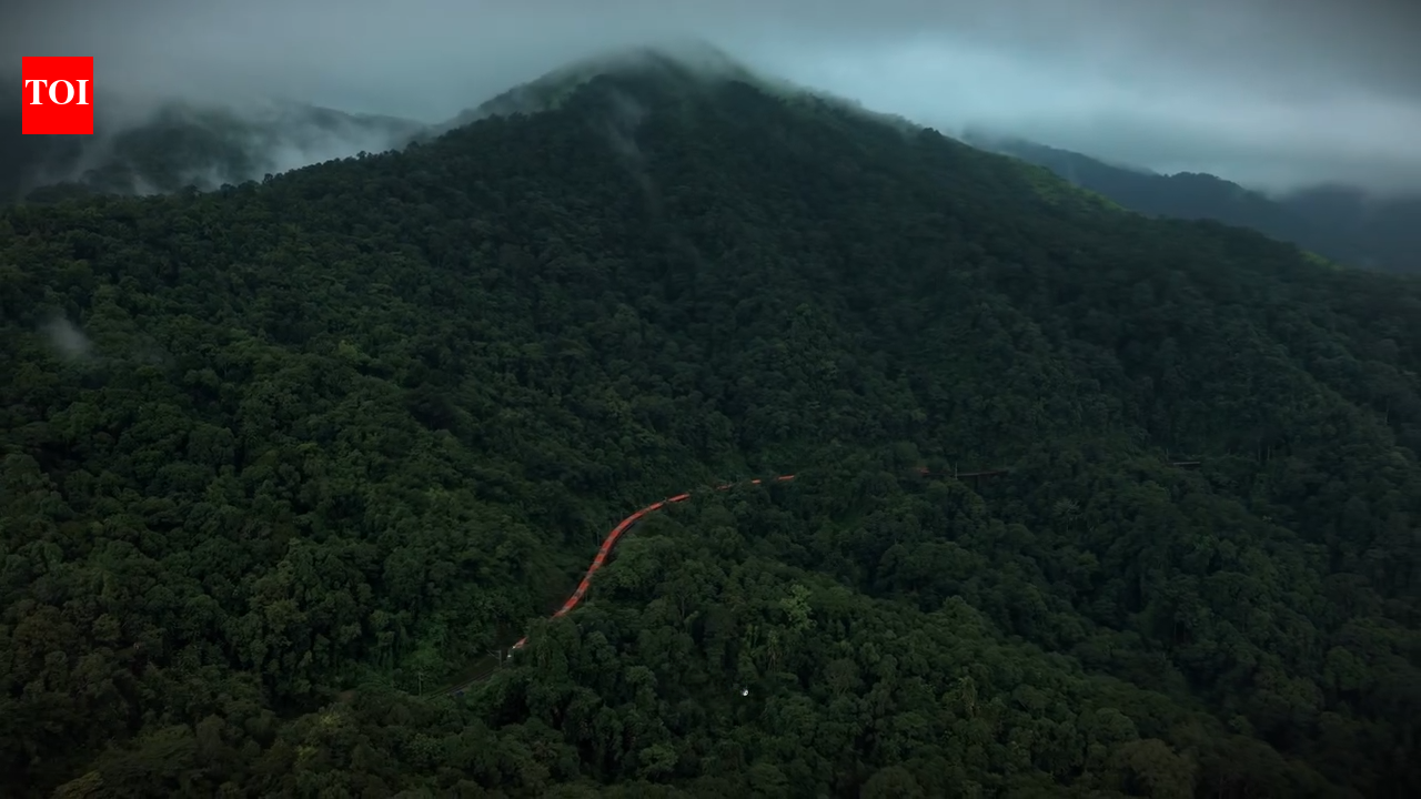 Orange Snake: Vande Bharat turns into an ‘orange snake’ as it winds through misty Western Ghats; breathtaking aerial video goes viral - Watch here