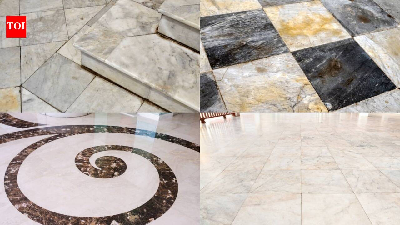 How to prevent marble flooring from turning yellow