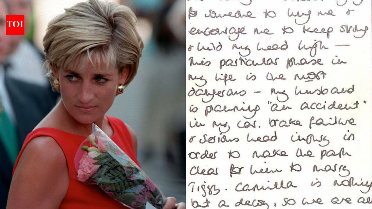 In 1993, Princess Diana wrote a chilling letter to her butler: ‘My husband is planning an accident in my car’ - 4 years before her fatal crash