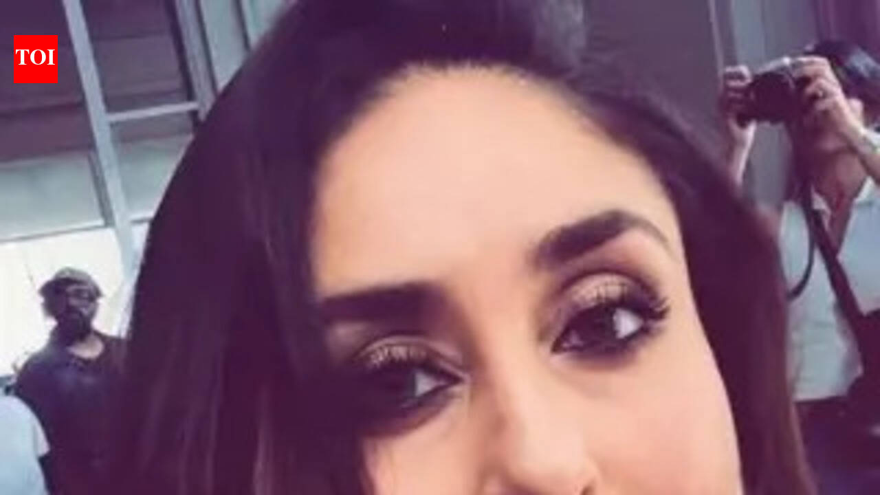 Kareena Kapoor shares a glimpse from her day at work with a glam selfie |