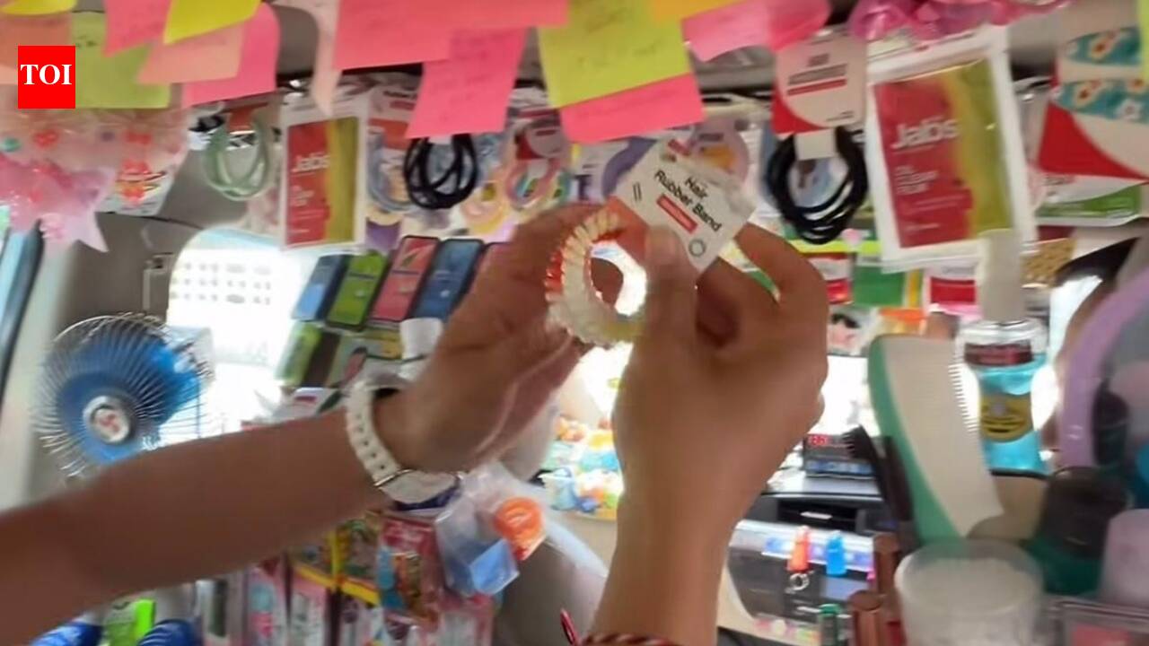 Toothbrushes, socks, cat food and more: Bangkok taxi goes viral for unusual free service, passengers can take essentials without paying