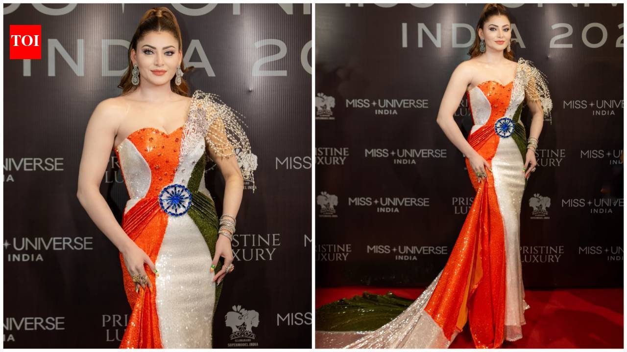 Urvashi Rautela faces backlash over Tiranga-inspired gown at Miss Universe India, defends her look: ‘It is a theatrical, high-fashion homage’ |